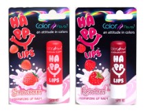 Color Fever Moisturizing Lip Balm Combo - Stawberry + Raspberry 